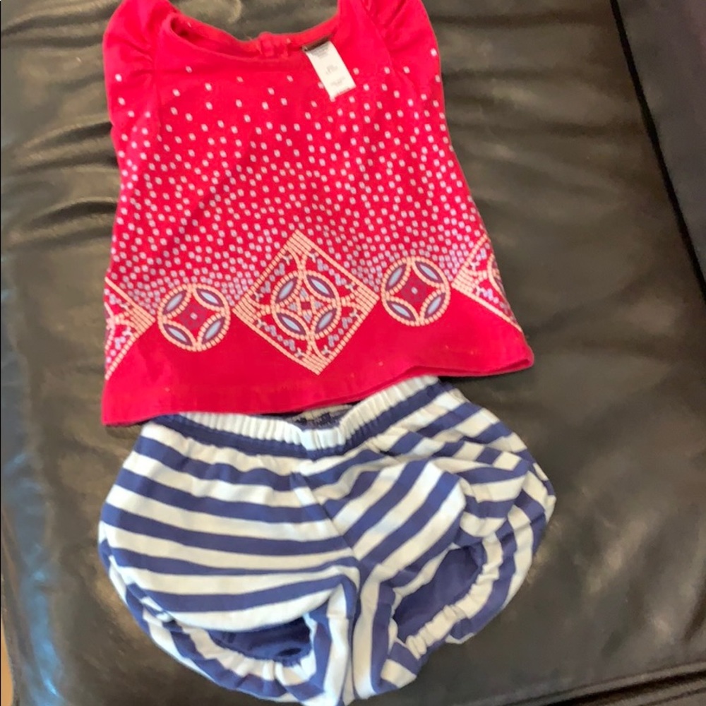 NWOT - tea - infant girls’ summer outfit 3-6 mos